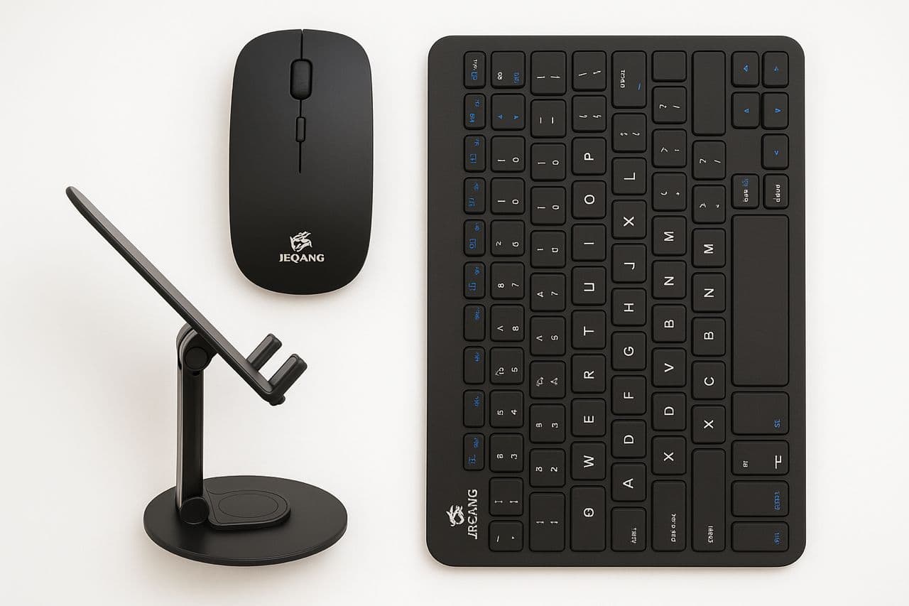 Clavier + Souris + Support téléphone