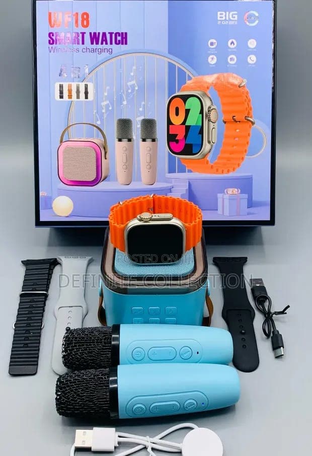 Offre Spéciale WF18 Smart Watch + Kit Karaoké