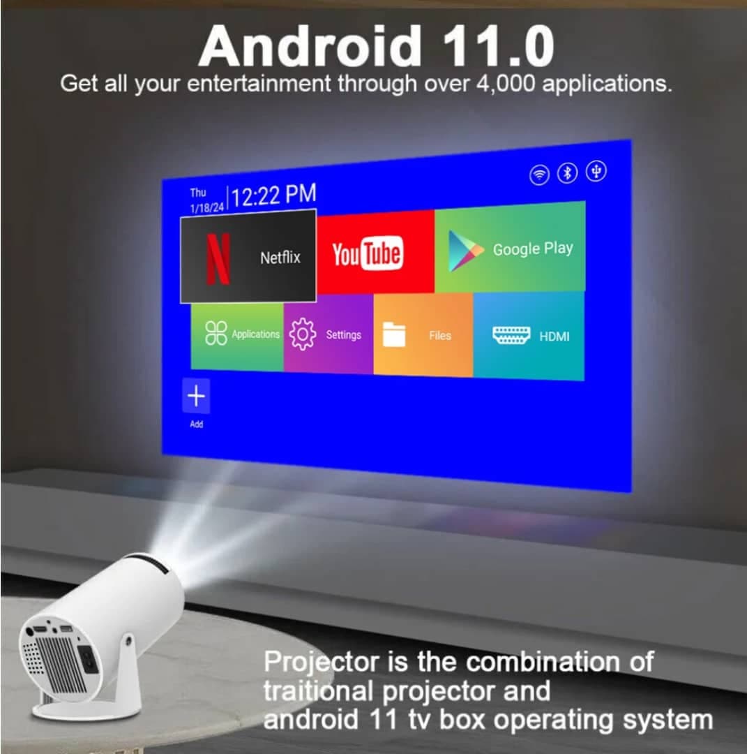 Projecteur Intelligent Pan-Tilt Rechargeable 🧏‍♂️👉SMART 